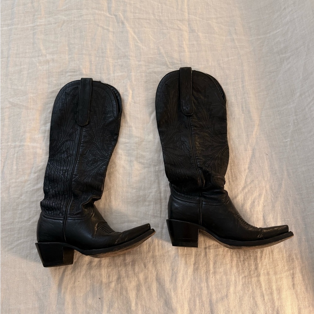 Black Western Cowboy Boots